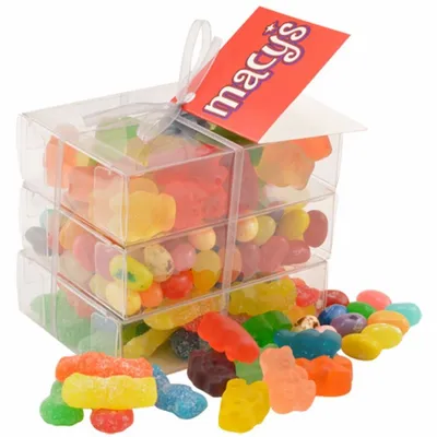 3 Way Gummy Stack Acetate Tower - Custom Shot Glass Now