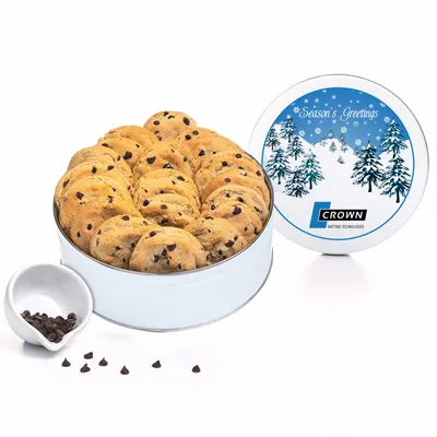 Fresh Beginnings Chocolate Chip Gourmet Cookie Tin - Custom Shot Glass Now