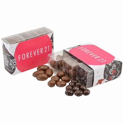 3 Way Chocolate Covered Shareable Acetate Box - Custom Shot Glass Now