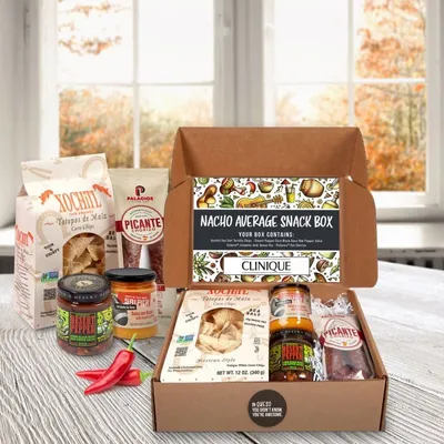 Nacho Average Snack Box - Fiesta Gourmet Kit - Custom Shot Glass Now