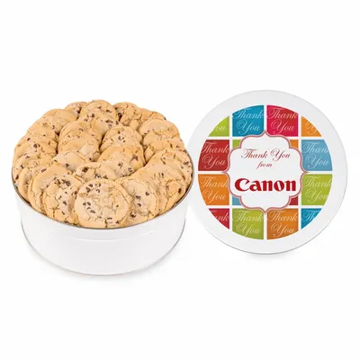 Fresh Beginnings Chocolate Chip Cookie Tin (Large) - Custom Shot Glass Now