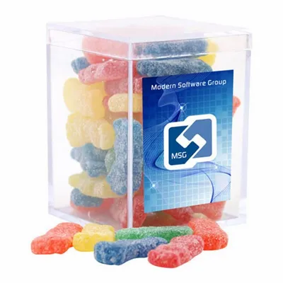 Acrylic Box with Sour Patch Kids - Small - Custom Shot Glass Now