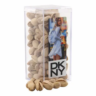 Acrylic Box with Pistachios - Medium - Custom Shot Glass Now
