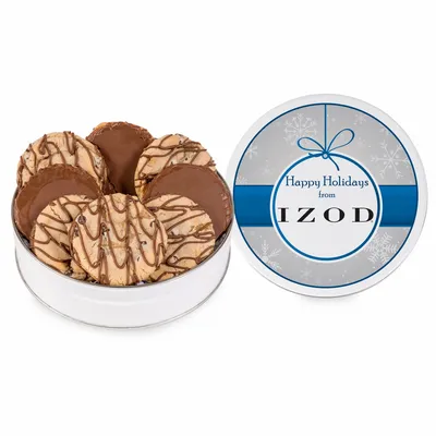 Fresh Beginnings Dreamy Drizzle Chocolate Chip Cookie Tin (Small) - Custom Shot Glass Now