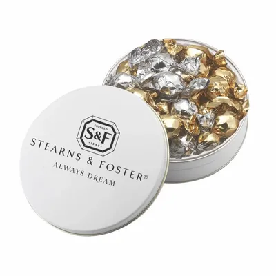 Glad Tidings Tins - Twist Wrapped Truffles - Custom Shot Glass Now