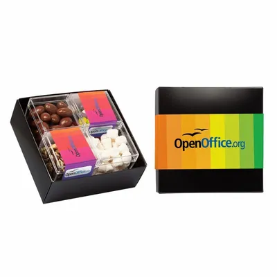 4 Piece Sweet Box Gift Set - Assorted Mix - Custom Shot Glass Now