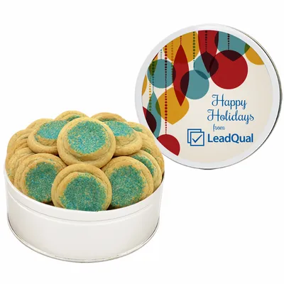 Fresh Beginnings Gourmet Sugar Cookie Tin - Custom Shot Glass Now
