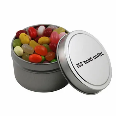 Round Tin with Jelly Bellies - SBF3100 - Custom Shot Glass Now