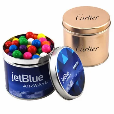 Round Tin with Gumballs - SBF4100 - Custom Shot Glass Now