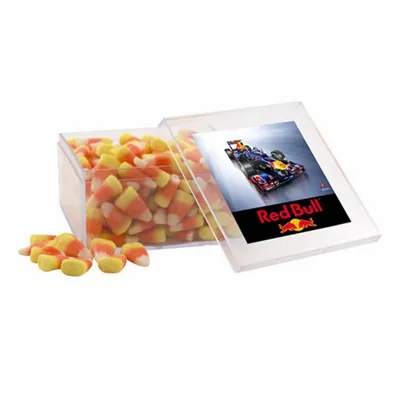 Acrylic Box with Candy Corn - Large - Custom Shot Glass Now