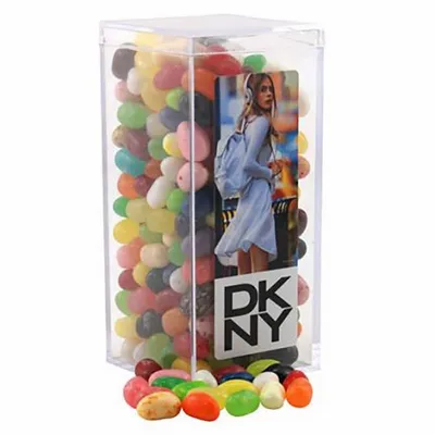 Large Rectangle Acrylic Candy Box with Jelly Belly - Custom Shot Glass Now