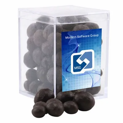 Acrylic Box with Choc Espresso Beans - Small - Custom Shot Glass Now