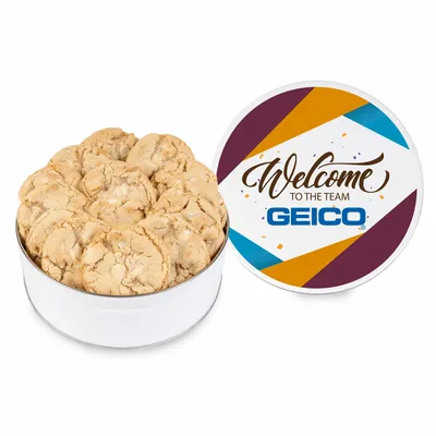 Fresh Beginnings Macadamia Nut Cookie Tin - Custom Shot Glass Now