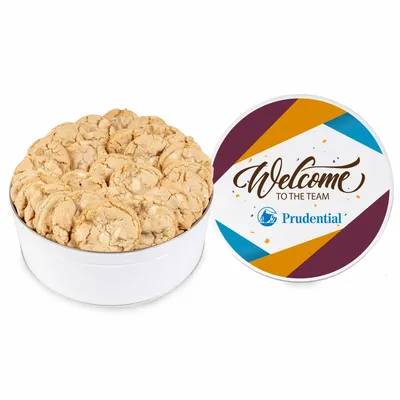 Fresh Beginnings Macadamia Nut Cookie Tin (Large) - Custom Shot Glass Now