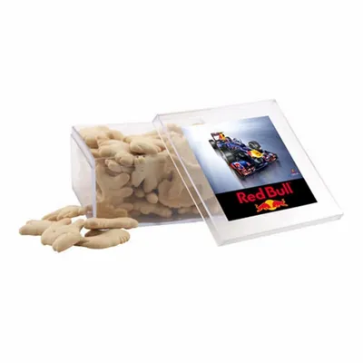 Acrylic Box with Animal Crackers - Large - Custom Shot Glass Now