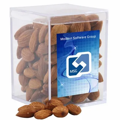 Acrylic Box with Almonds - Small - Custom Shot Glass Now