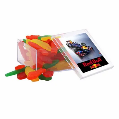 Acrylic Box with Swedish Fish - Large - Custom Shot Glass Now