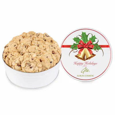 Fresh Beginnings Cranberry Cookie Tin (Large) - Custom Shot Glass Now