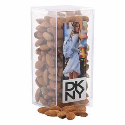 Acrylic Box with Almonds - Medium - Custom Shot Glass Now