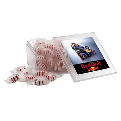 Large Square Acrylic Candy Box with Starlight Mints - Custom Shot Glass Now