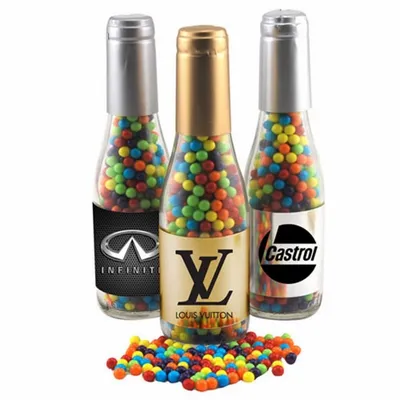 Champagne Btl Mini Jawbreakers 8" - Custom Shot Glass Now