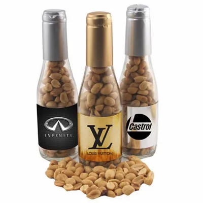 Champagne Bottle with Peanuts 8" - Custom Shot Glass Now