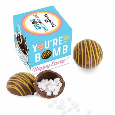Hot Chocolate Bomb With Yellow Drizzle - Easter Box - Custom Shot Glass Now