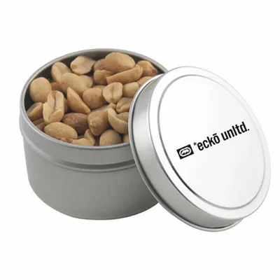 Round Tin with Peanuts - SBF3100 - Custom Shot Glass Now