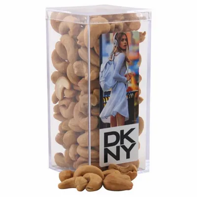 Acrylic Box with Cashews - Medium - Custom Shot Glass Now