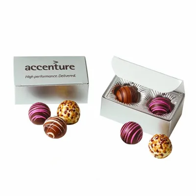 Truffle Gift Box with 2 Truffles - Custom Shot Glass Now