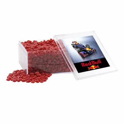 Acrylic Box with Red Hots - Large - Custom Shot Glass Now