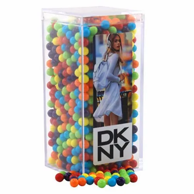 Acrylic Box with Mini Jawbreakers - Medium - Custom Shot Glass Now