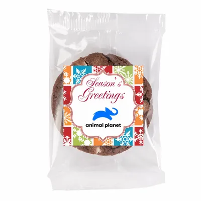 Fresh Beginnings Individually Wrapped Choc Double Chip Cookie - Custom Shot Glass Now