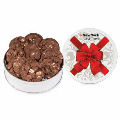 Fresh Beginnings Chocolate Double Chip Cookie Tin (Small) - Custom Shot Glass Now