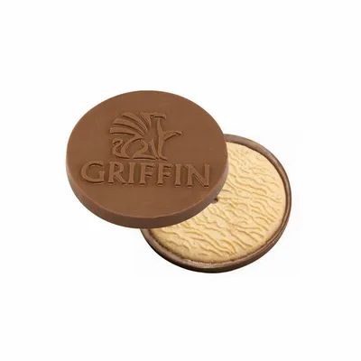 Round Chocolate Cookie - Custom Shot Glass Now
