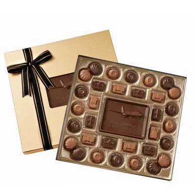 Classic Custom Chocolate Delights Gift Box - Custom Shot Glass Now