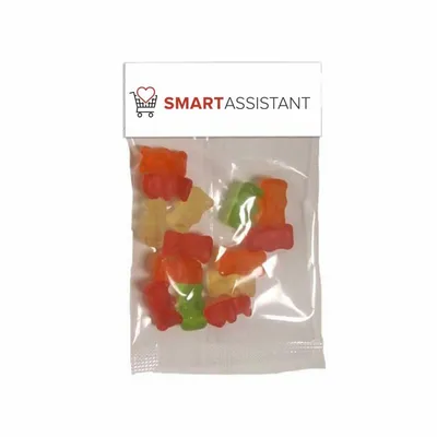 Clever Candy Small Header Bags - Gummy Bears - Custom Shot Glass Now