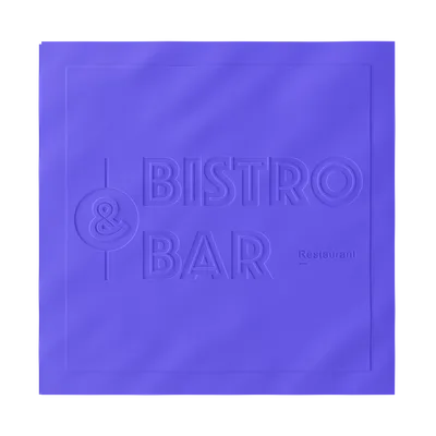 Custom Debossed Beverage Napkin - Custom Shot Glass Now