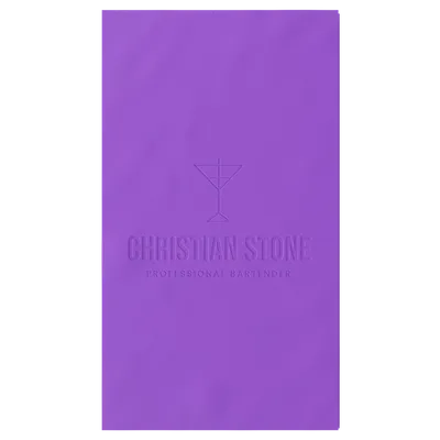 Custom Debossed Guest Towel Napkin - Custom Shot Glass Now