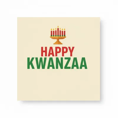 Kwanzaa Napkins - Custom Shot Glass Now