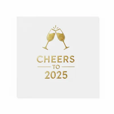 New Years Napkins - Custom Shot Glass Now