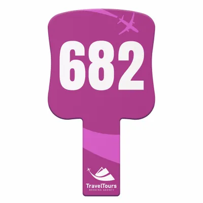 Circle Auction Paddles - Custom Shot Glass Now