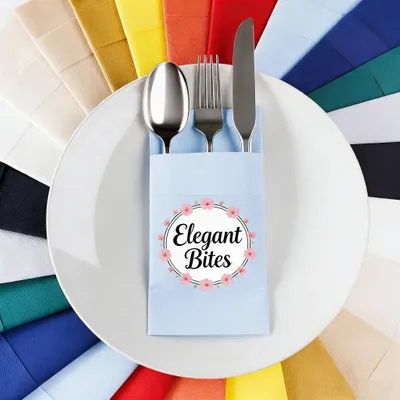 Custom Pocket Napkin - Custom Shot Glass Now