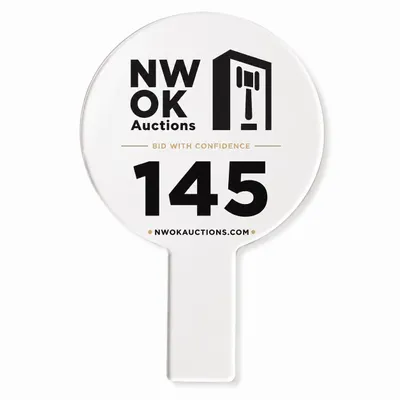 Foam Auction Paddles - Custom Shot Glass Now