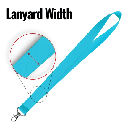 Lanyard Width Lanyard Width - Custom Shot Glass Now