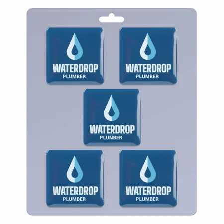 5 pack_Square Lapel Pin 1.25 inch - Custom Shot Glass Now