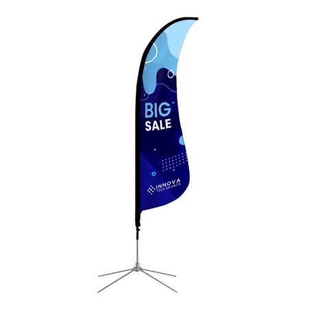 Shark Fin Flag - Custom Shot Glass Now