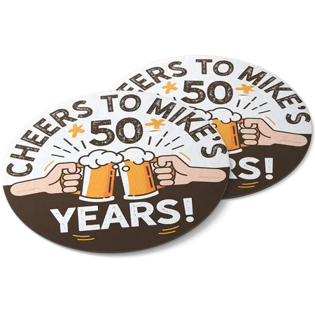 Paper Coasters - Custom Shot Glass Now