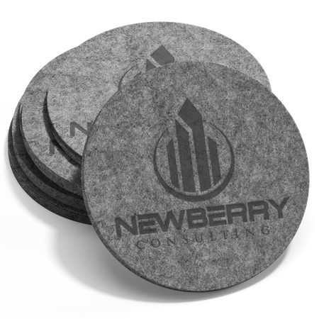Absorbent Felt Coaster - Custom Shot Glass Now