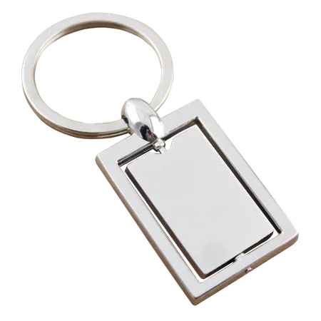 Spinning Square Metal Keychain Spinning Square Metal Keychain - Custom Shot Glass Now